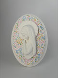 Holy Child Mary Floral Devotional Medallion