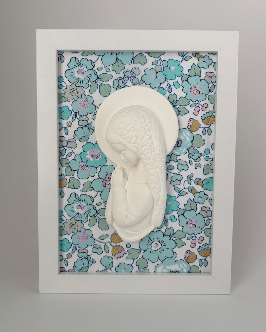 Holy Child Mary Liberty Turquoise