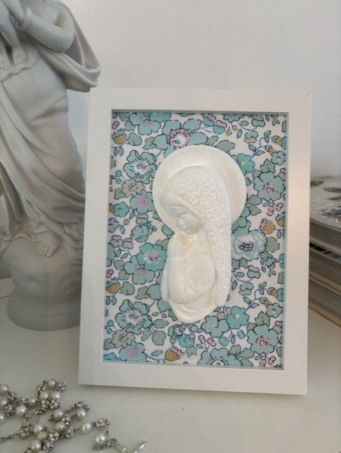 Holy Child Mary Liberty Turquoise